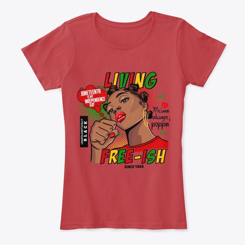 Freeish2 Classic Red T-Shirt Front