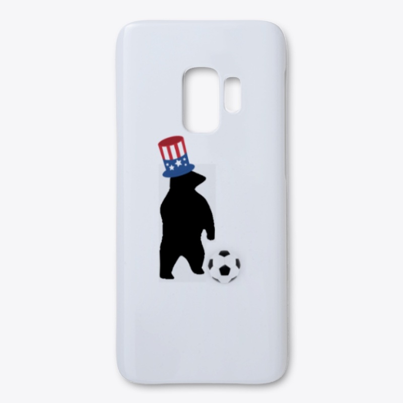  American flag football Tee w/ bear