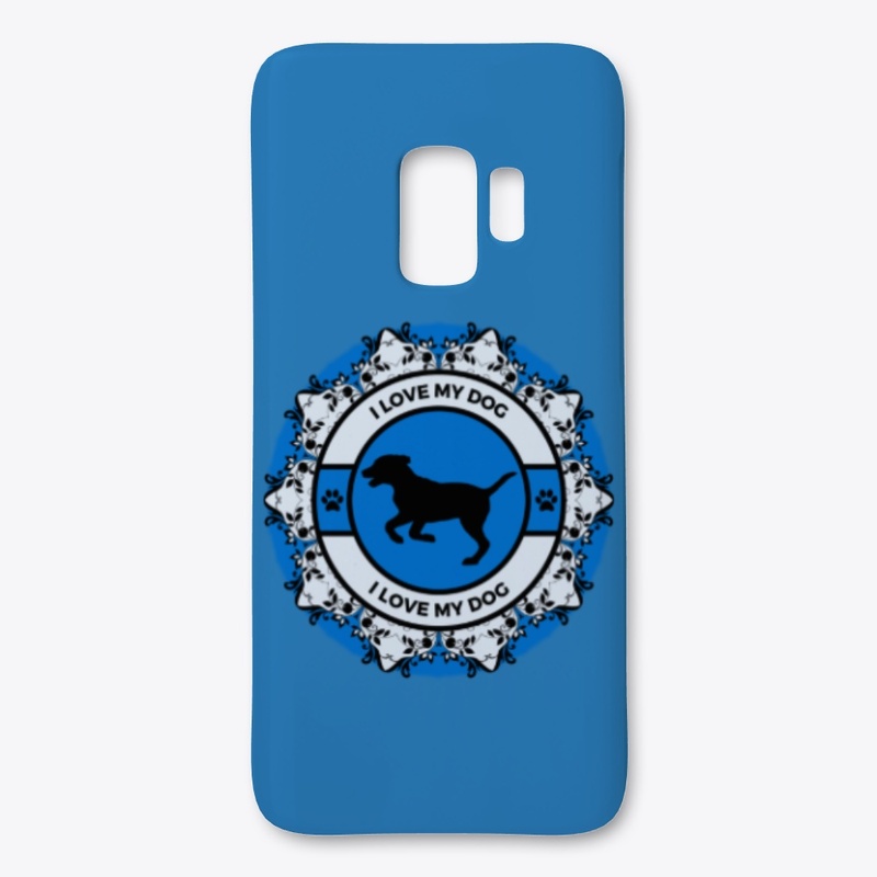 Royal Blue I Love My Dog