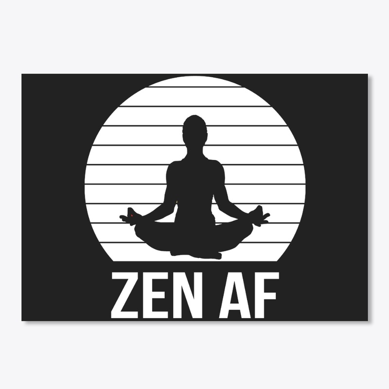 Zen AF Cute Yoga Design
