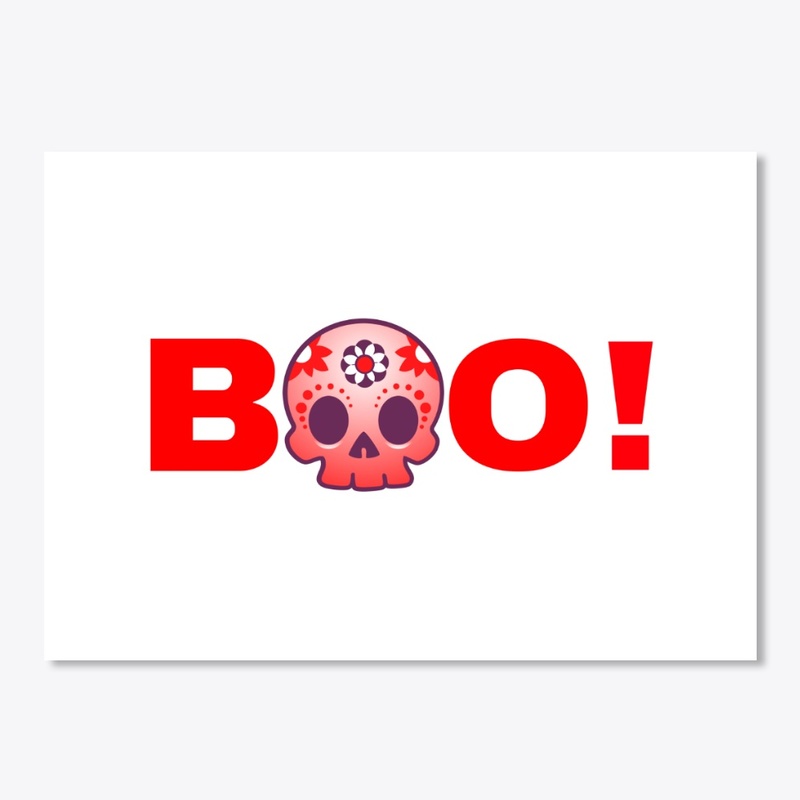 Halloween Cute Skull | Boo