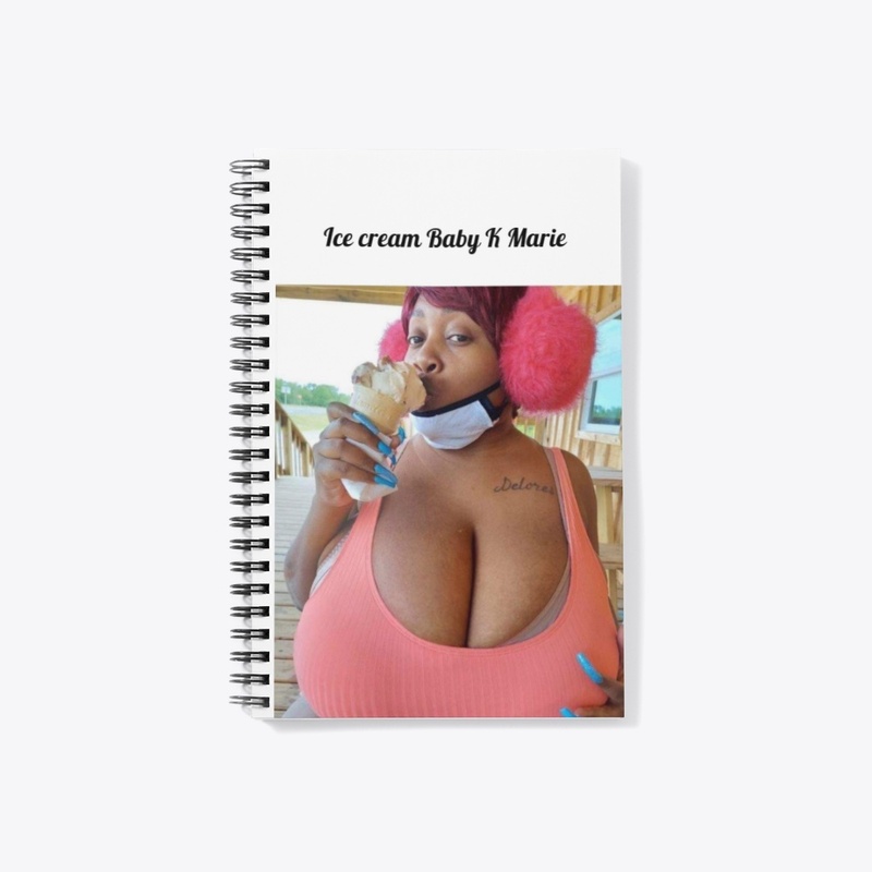 Ice Cream Baby K Marie Notebook