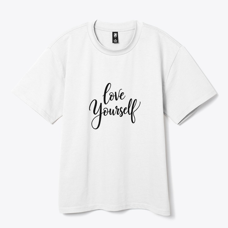 “Love Yourself” Handwritten Elegance Tee