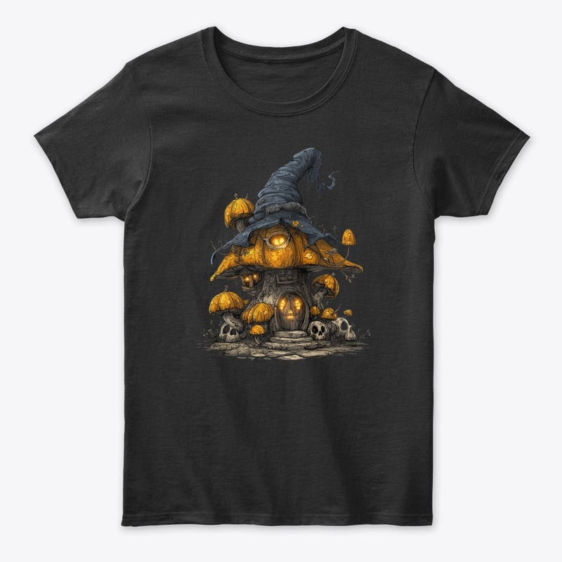 Cute Spooky Mushroom House