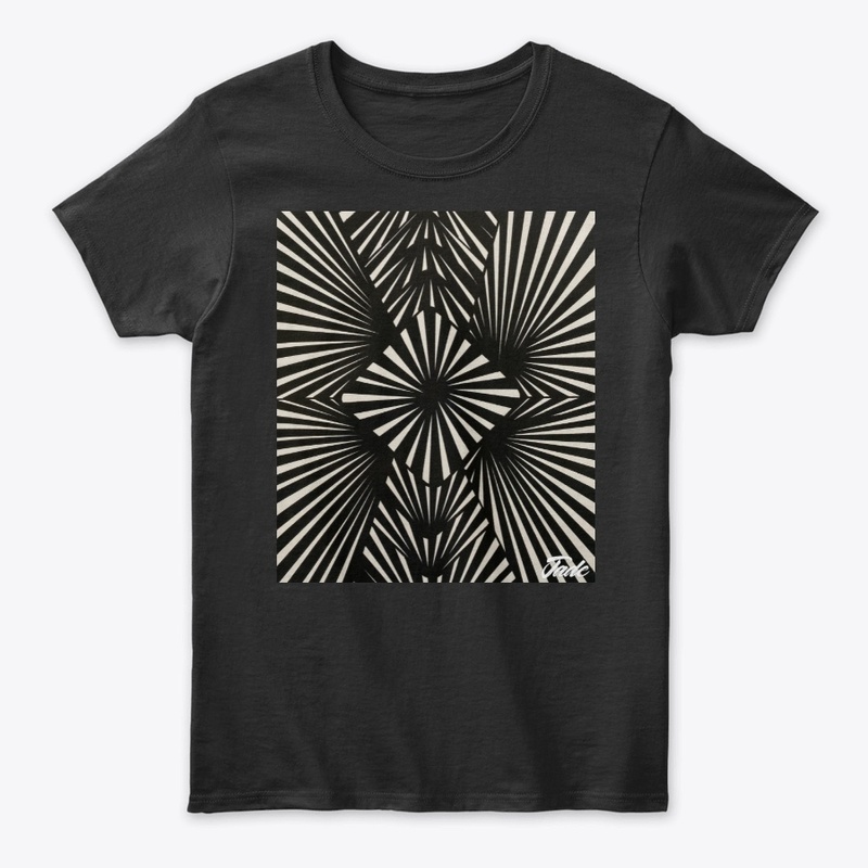 Black and White Rays Women's Classic Tee