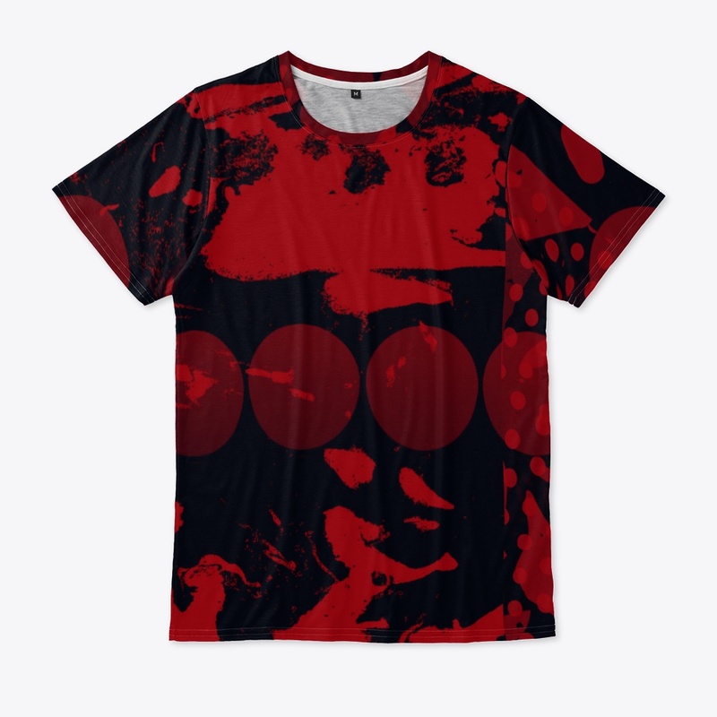 Beautiful Red and Black Abstract 