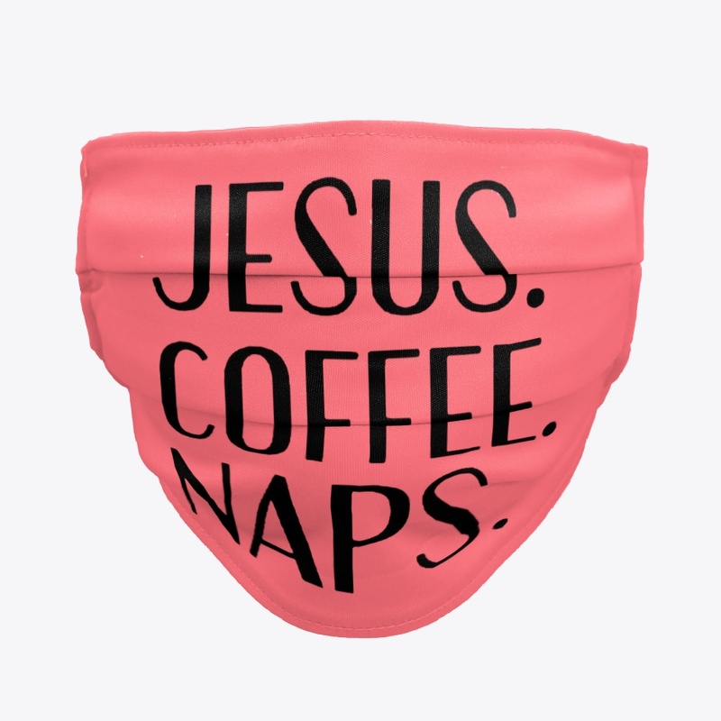 Jesus Coffee Naps Facemask 