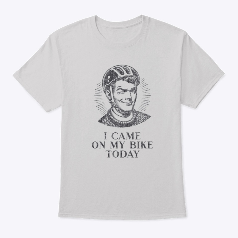 Funny Vintage Retro Biking Illustration