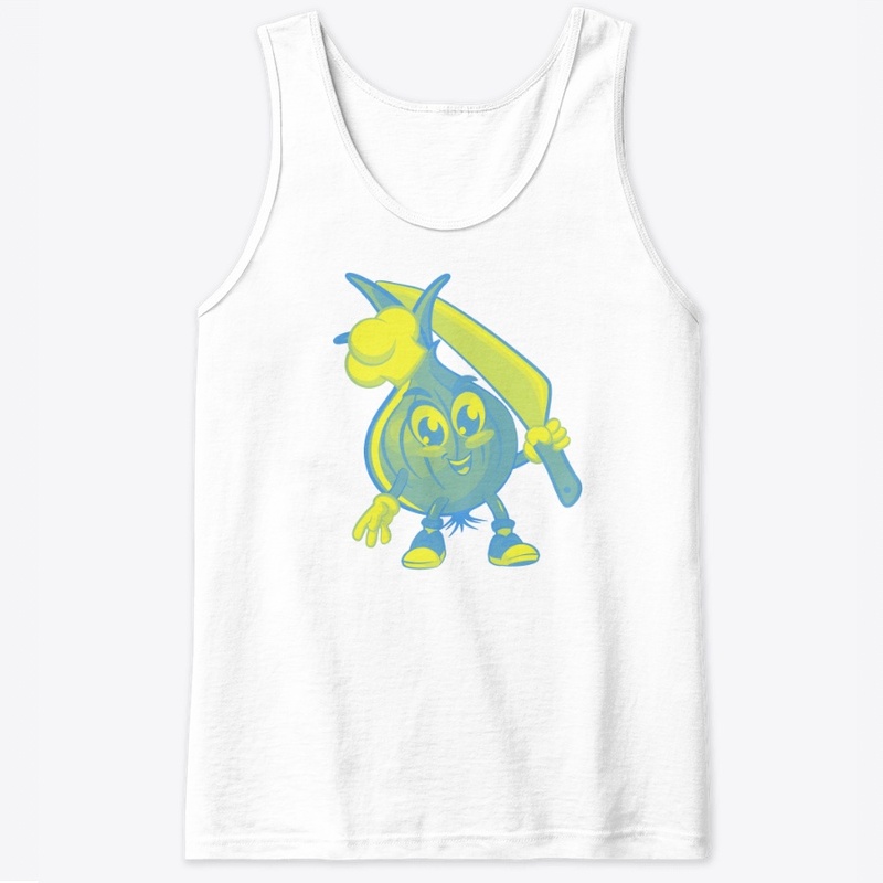 Onion Cricket Champ: Playful Mascot 