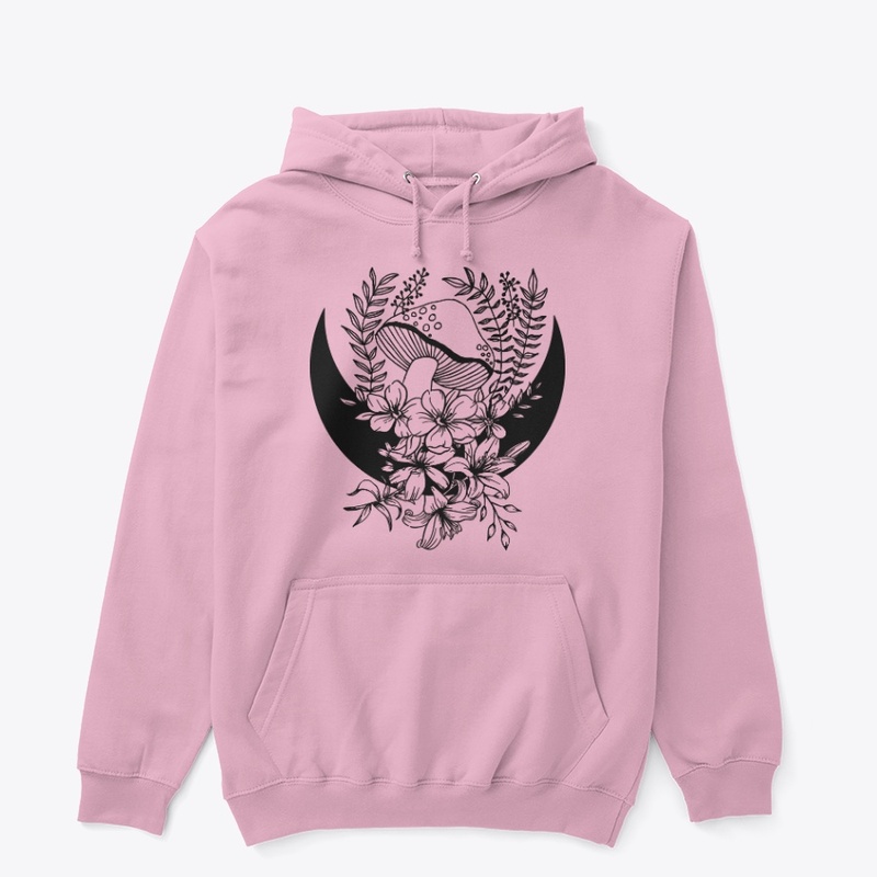 Floral Mushroom Moon