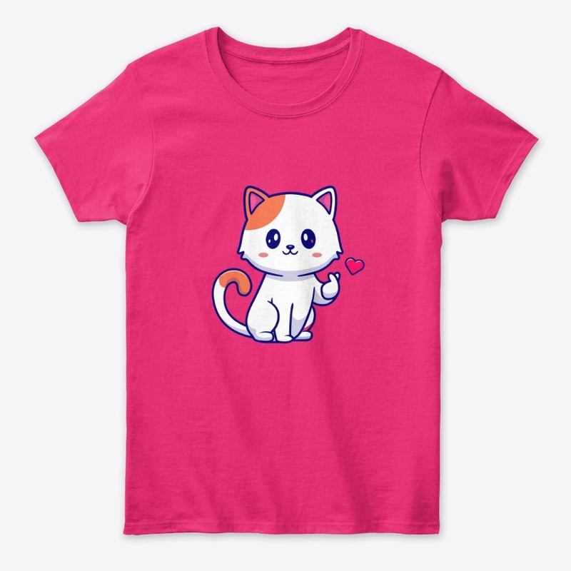 Women's Cat T-Shirt Design