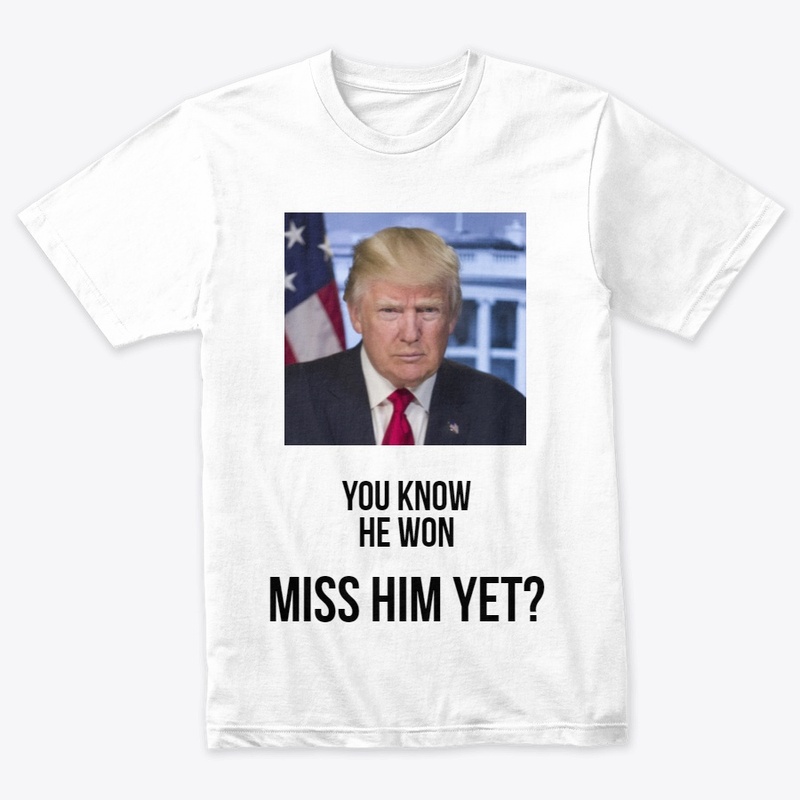 You Know He Won - black letter listing