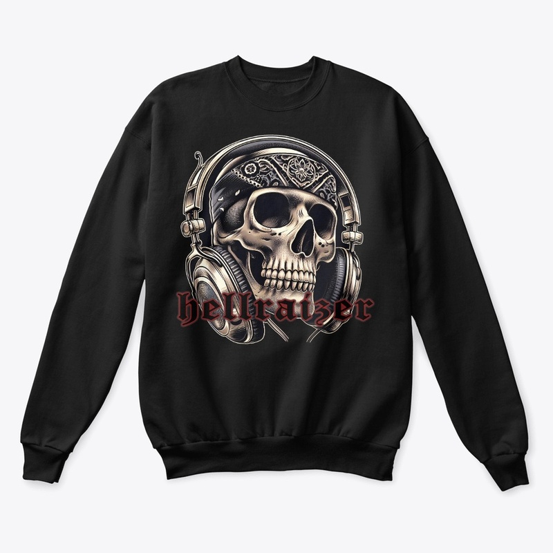 HellRaizer Skull and Headphones