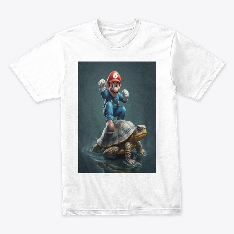 Plumber Stomping on Turtle