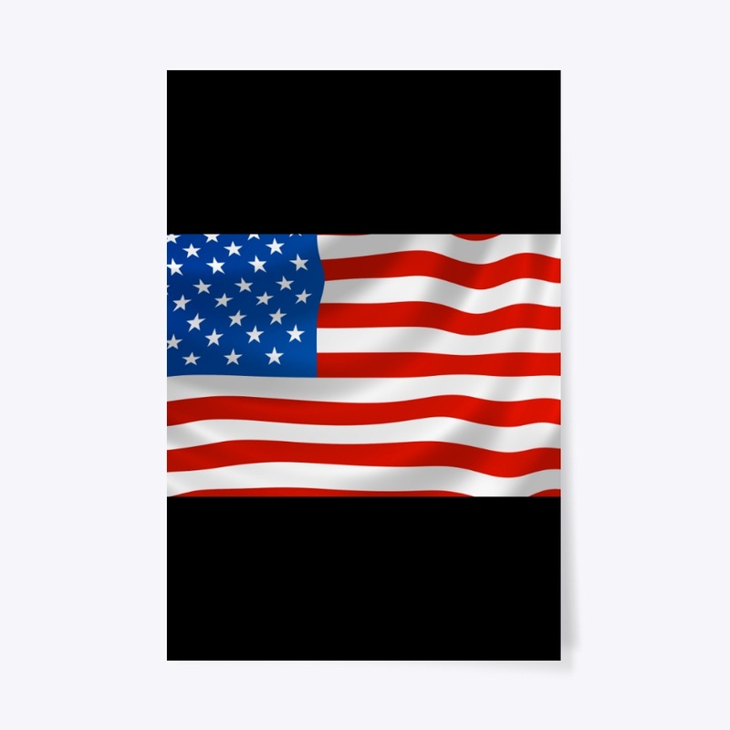Beautiful American Flag Tee Tshirt