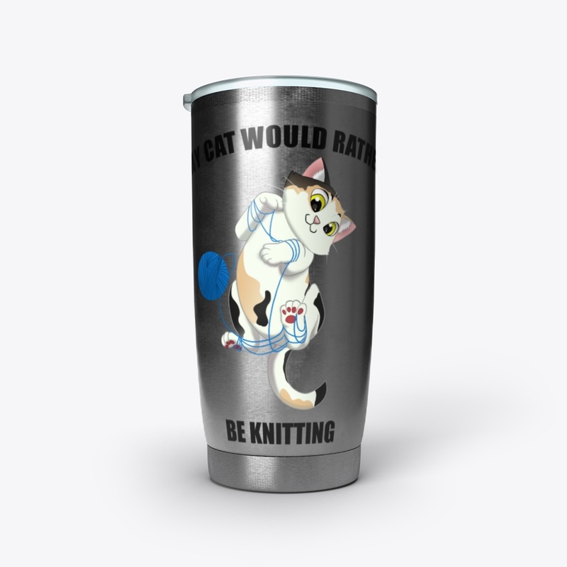 My Cat Would Rather Be Knitting