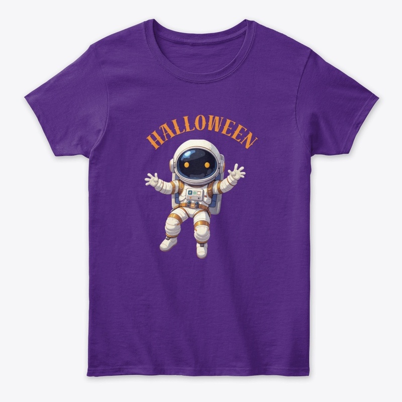 Pumpkin Astronaut Halloween Tee