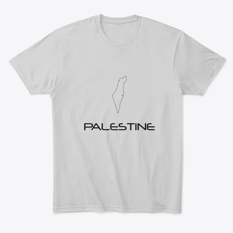 Palestine map tee