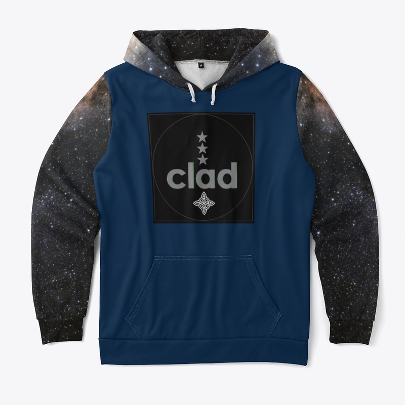 clad great rift star color logo hoodie