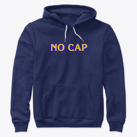 No Cap [Traptendo Edition] Navy Kaos Front