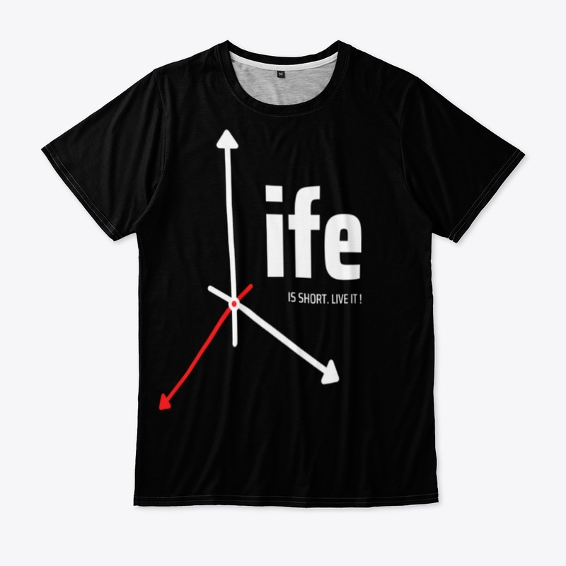 Black Half-sleeve tee