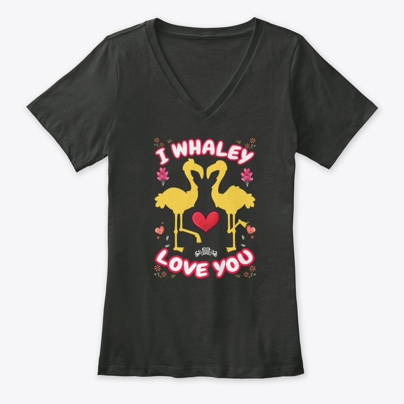 i whaley love you t-shirt design