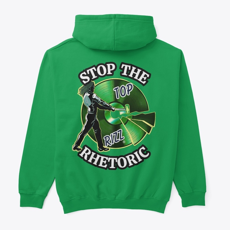 TOP RIZZ LOGO - STOP THE RHETORIC