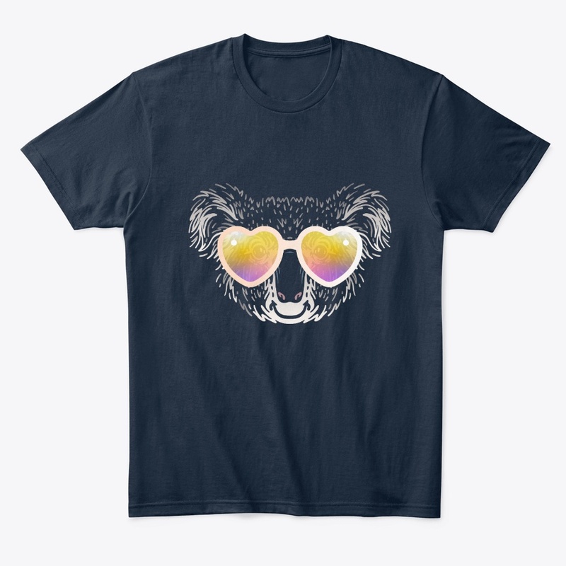 Cute Koala in Sunglasses (Colored+sg05)