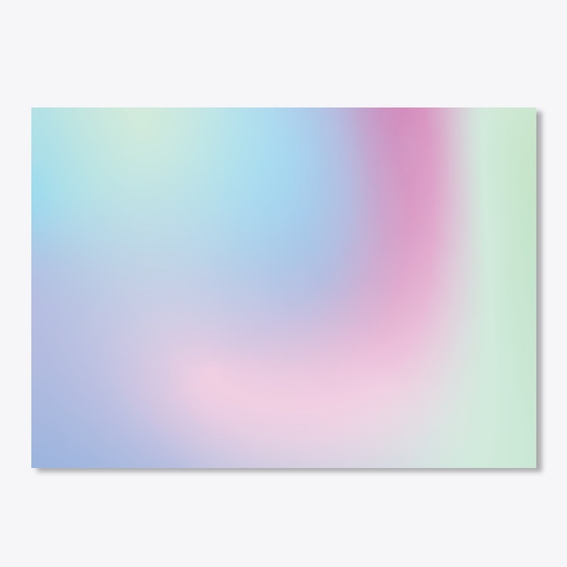 Gradient Rainbow Pastel Watercolour