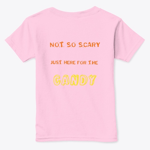 Patchy The Trick Or Treat Teddy Light Pink  Kaos Back