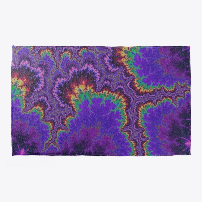 Colorful Trippy Hippie Rainbow Fractal
