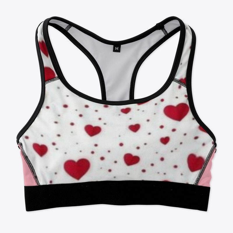 All-Over Print Sports Bra