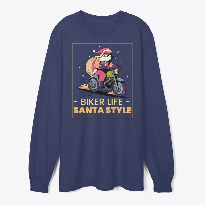Biker Life Santa Style
