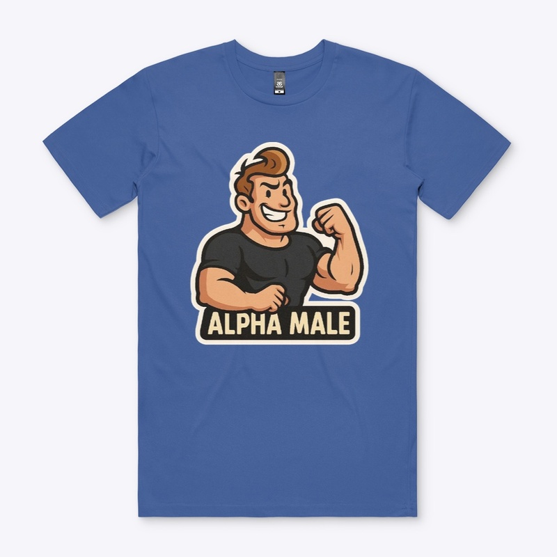 Alpha Male Wolf Power Sticker