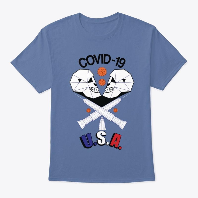 COVID-19 Twin Skull T-Shirt