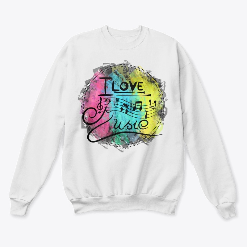 Art Lettering: "I Love Music" 2