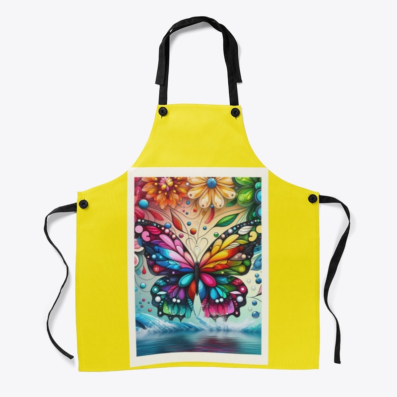 Floral Harmony : Butterfly & Blooms