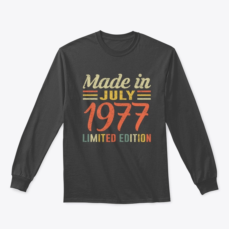 July 1977 T-shirt Born In 1977 