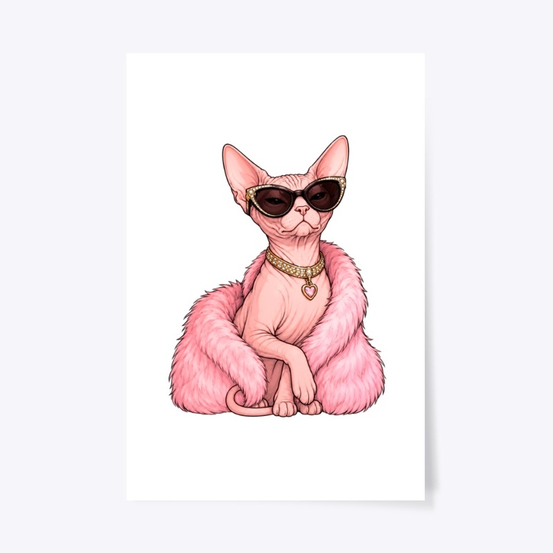 Hairless But Fabulous Sphynx Cat