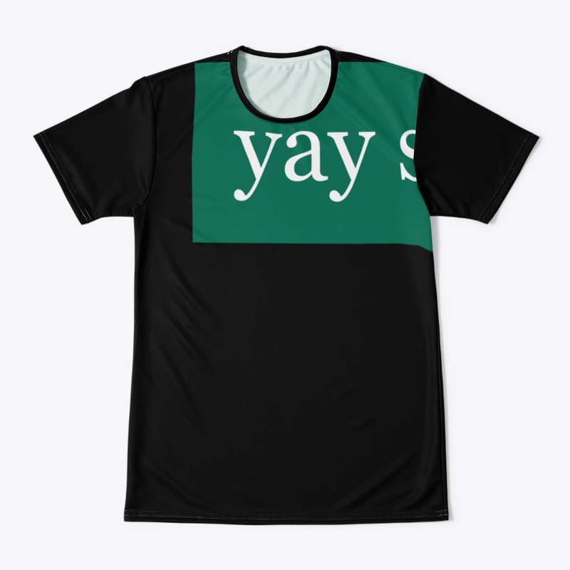 Yay Sports Written in White on Green