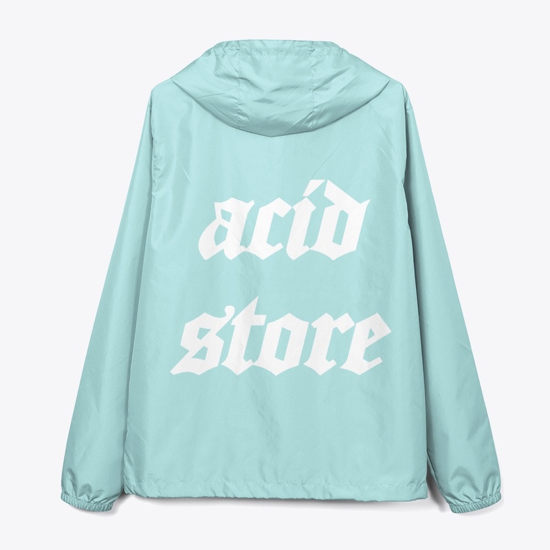 Flower Power Brand Logo Windbreaker 