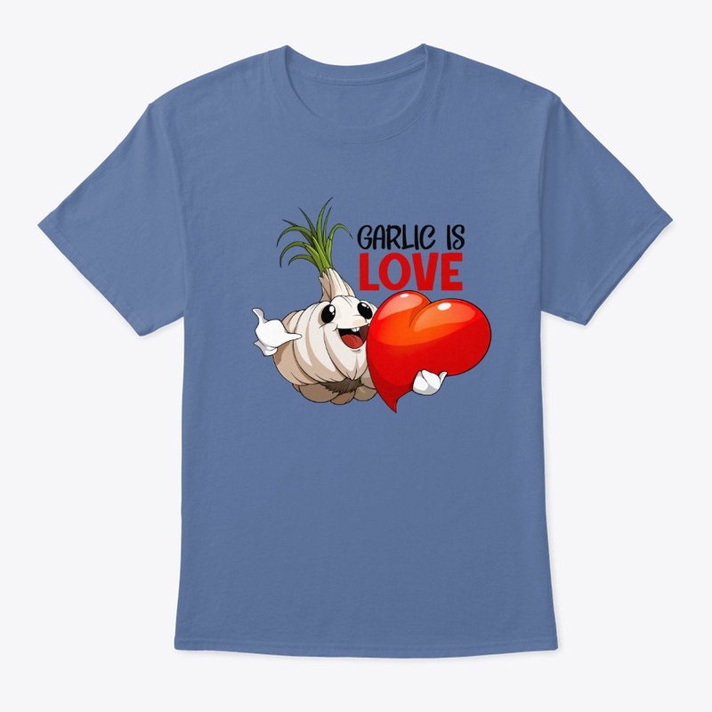 Mens Garlic Is Love (Black Lettering)