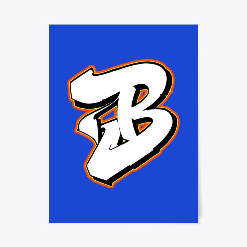 “B” URBAN GRAFFITI STREET DESIGN