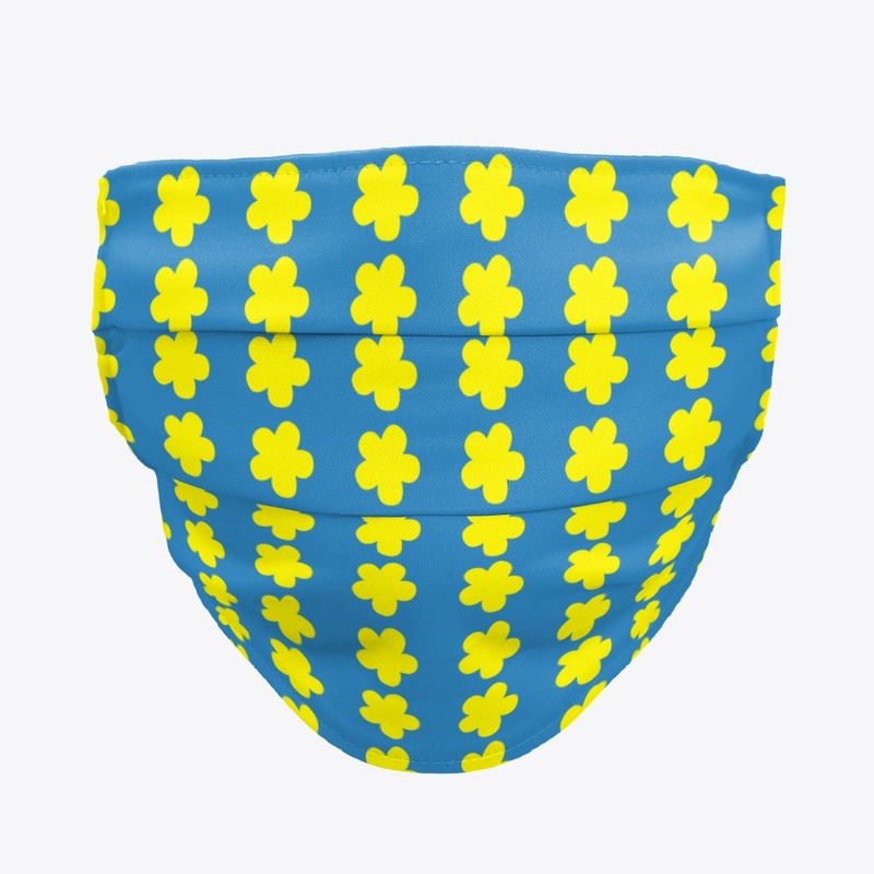 beautiful yellow flower art -  pattern
