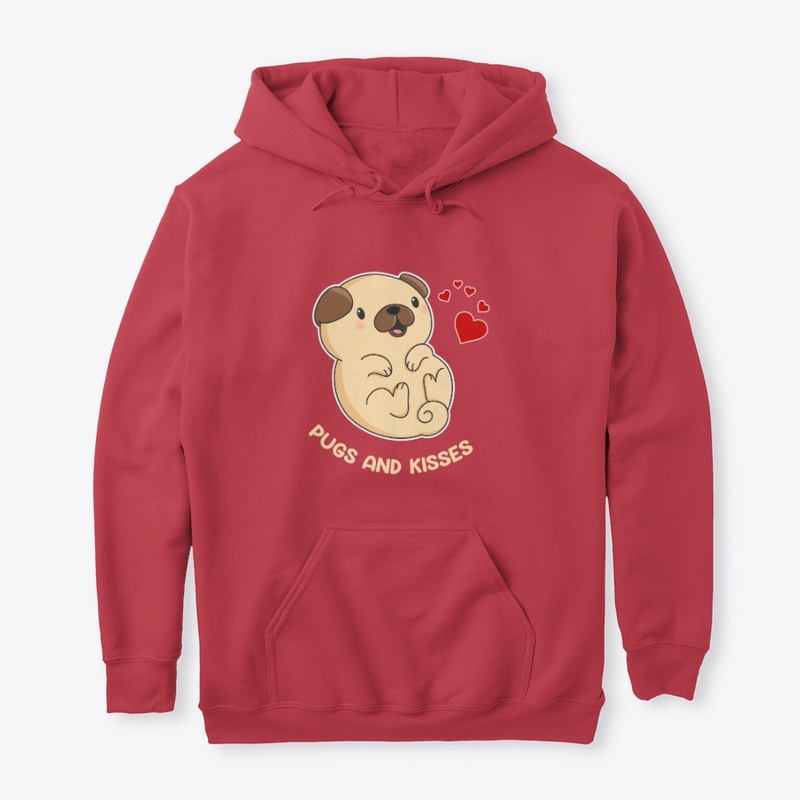 Pugs and Kisses Hoodie