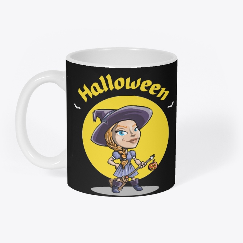 Happy Halloween - Young witch