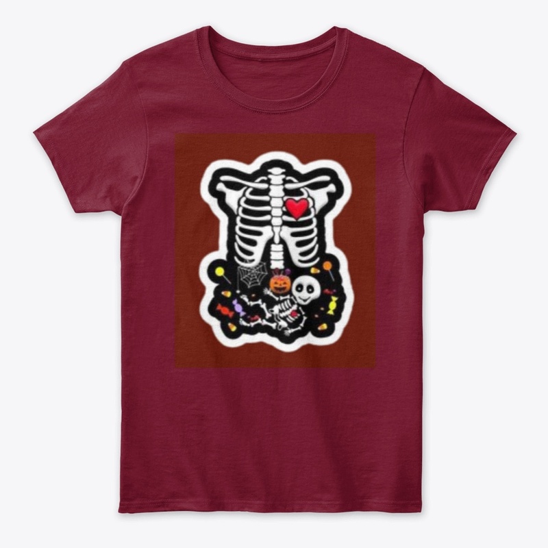 hallowen pregnant t-shirt