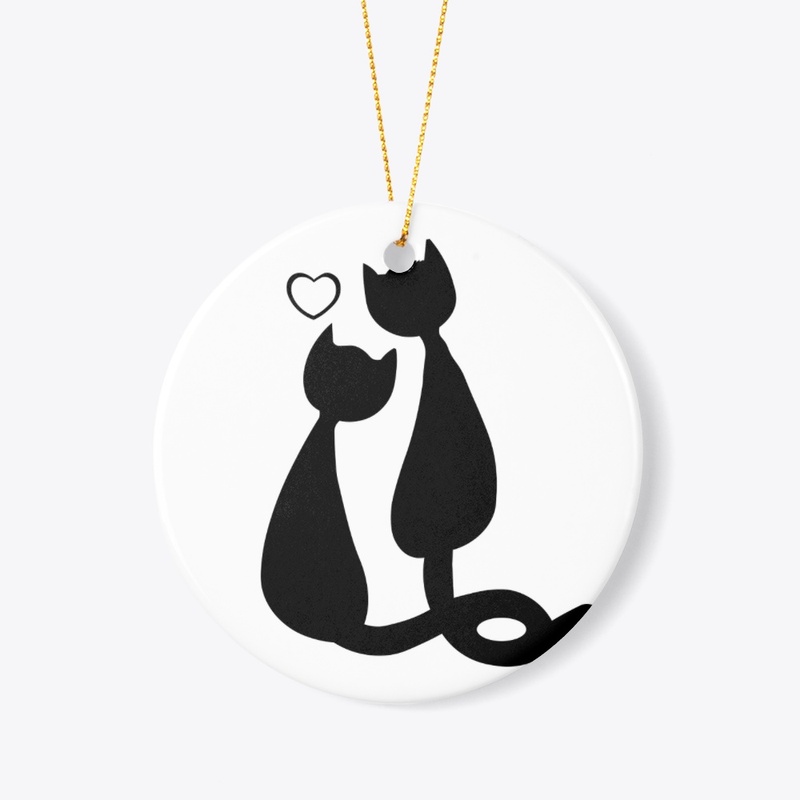 Couple Cat T-shirt Design