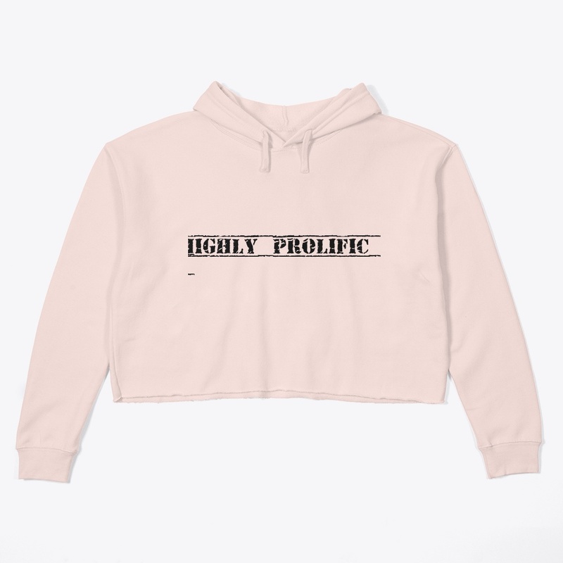 Highly Prolific Crop Hoodie