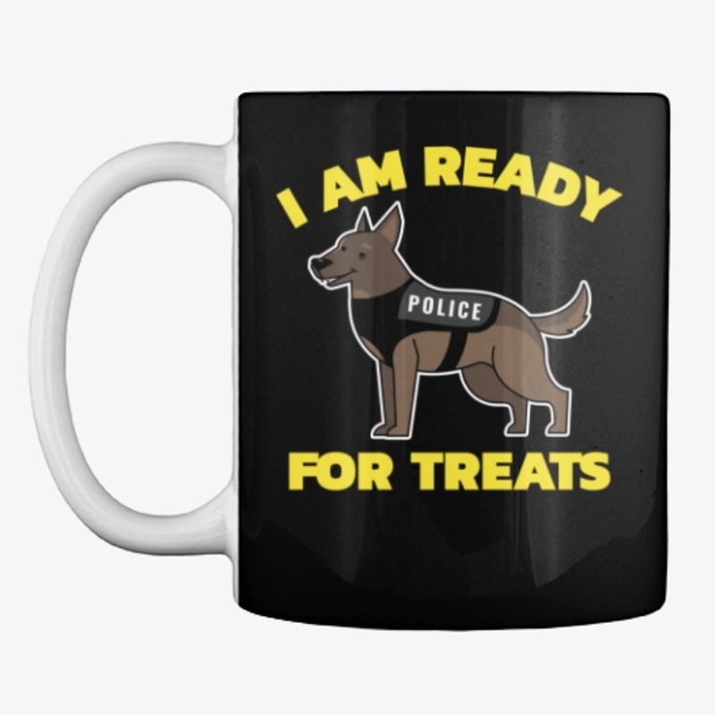 I Am Ready For Treats Police Dog K-9 Gif